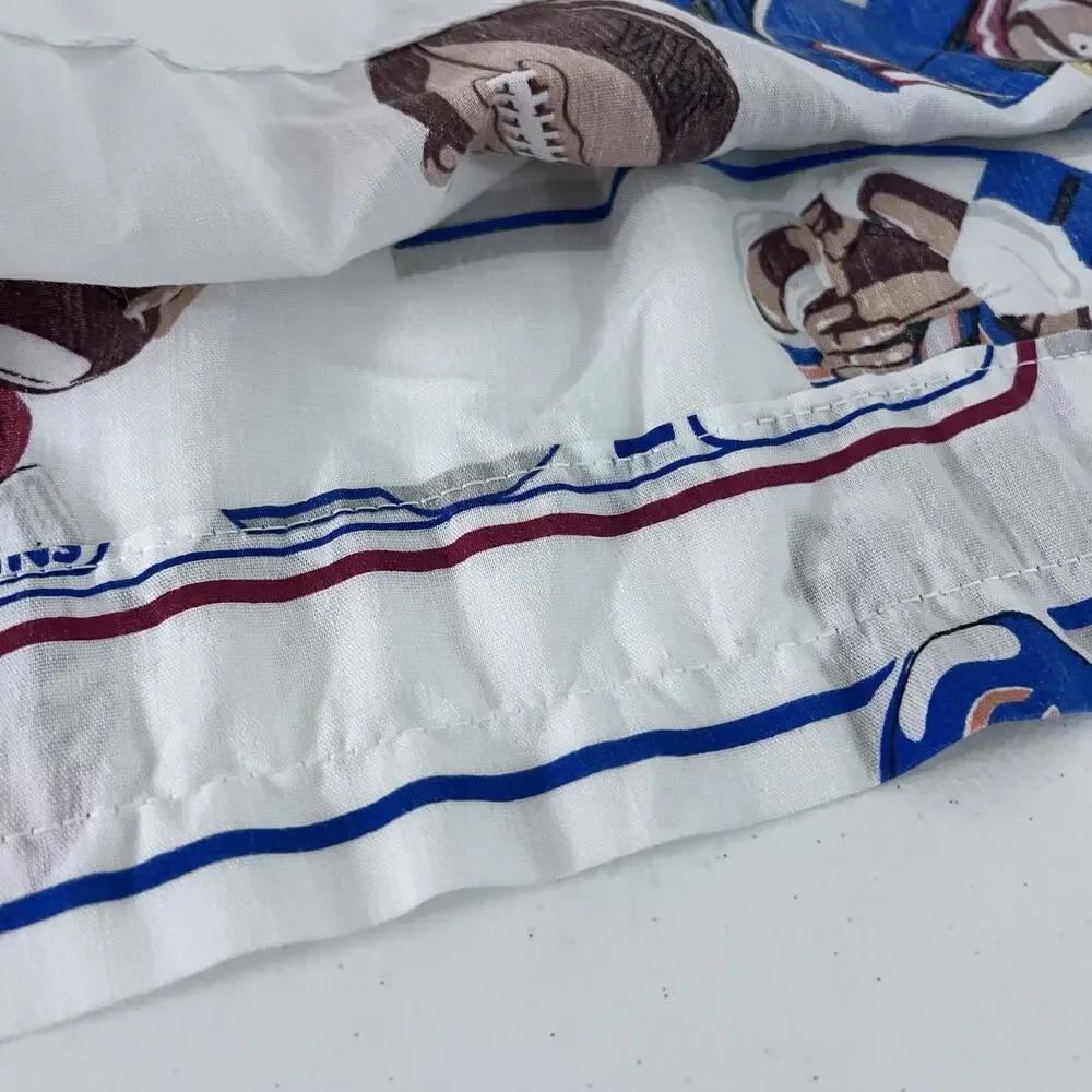Vintage NFL Handmade Curtain Panel 62”x40